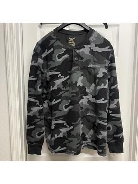 Faded Glory | Shirts | Faded Glory Camo Thermal Long Sleeve Large